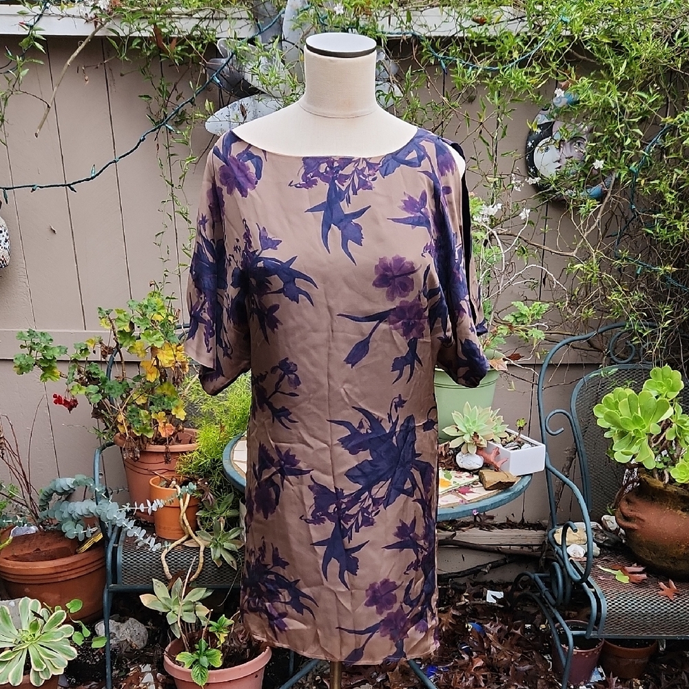 Amour Vert Silk Dress Size XS